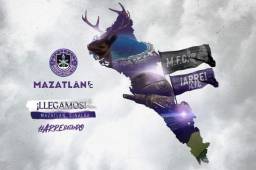 Mazatlán FC presentó su escudo oficial y el color morado es el que más predomina.