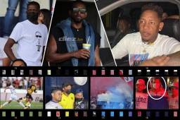 Real España cayó derrotado en el estadio Nacional ante Olimpia que tiene media copa en la bolsa. Te dejamos las imágenes más curiosas donde leyendas olimpistas llegaron al Nacional para apoyar al León. Vean la tristeza aurinegra y como los olimpistas al final le pedían fotos a Buba López. Fotos: David Romero/Johny Magallanes