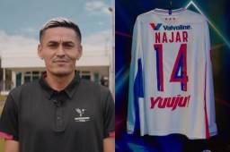 Andy Najar publicó un video en sus redes sociales dando gracias a la afición y directiva del Olimpia.