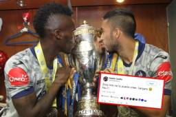 Rubilio Castillo lamentó la muerte de Santiago Vergara. Juntos levantaron dos títulos para Motagua.