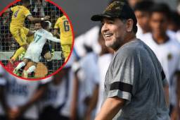 Maradona se refirió al penal que le pitaron a favor del Real Madrid contra la Juventus.