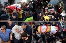 Te dejamos las imágenes del ambiente que se vivió hoy durante el entierro del difunto jugador español José Antonio Reyes.