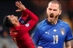 Leonardo Bonucci ya palpita un eventual cruce ante la Portugal de Cristiano Ronaldo en el repechaje.