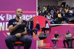 El exjugador del Barcelona destacó con sus anécdotas en toda su carrera como jugador de fútbol. FOTOS: Melvin Cubas.