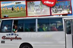 Los 19 minutos restantes de la ida del clásico sampedrano Real España-Marathón no se pudieron jugar por falta de policías de seguridad. Acá las curiosas imágenes que dejó.