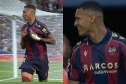 VIDEO: de esta forma marcó Kervin Arriaga su primer gol con el Levante en la Liga Española; volea y baile incluido