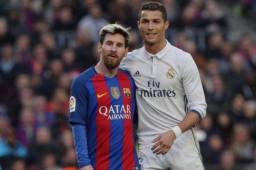 Messi junto a Cristiano en el último partido disputado en el Camp Nou.