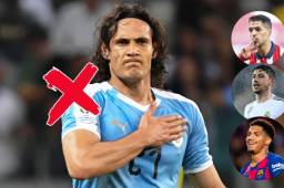 Edinson Cavani no tendrá participación en este inicio de eliminatorias de Conmebol con Uruguay.