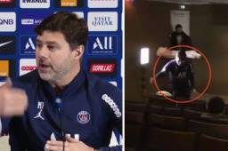 El entrenador del PSG, Mauricio Pochettino, se enoja con los periodistas y 'abandona' la conferencia de prensa.