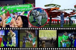 En la previa del juego entre las selecciones de México y Trinidad y Tobago, se les rindió un homenaje a los héroes que ayudaron en el rescate en el terremoto que sacudió al país y se cantó el cielito lindo en honor a las víctimas.