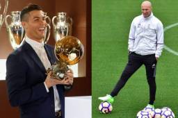 El delantero del Real Madrid, Cristiano Ronaldo, ganaría el quinto Balón de Oro este año según su entrenador, Zinedine Zidane. Fotos cortesía