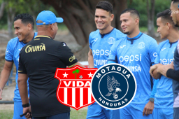 La plantilla del Motagua quiere salir con los tres puntos en este primer encuentro en La Ceiba.
