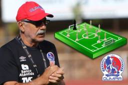 Con la incorporación de Leandro Sosa, este sería el temible 11 del Olimpia para el torneo Clausura de Liga Nacional.