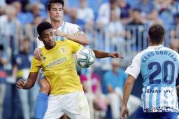 El delantero hondureño Antony 'Choco' Lozano fue titular con el Cádiz que no pudo en su visita al Fuenlabrada en la segunda de España.