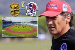 Real España y Olimpia se verán las caras este miércoles el Olímpico por la ida de final de Copa Premier Centroamericana. Pedro Troglio prepara cuatro cambios en su 11 titular.