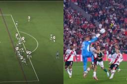 ¿Offisde o penal? La polémica del VAR que indigna a River Plate en la derrota ante Palmeiras en la Copa Libertadores