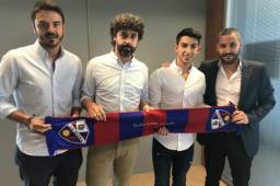 Jonathan Rubio durante su presención con el Huesca FC de la Primera División de España.