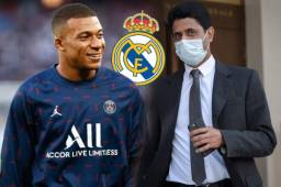 Mbappé le pidió a Nasser Al-Khelaifi salir este verano del PSG rumbo a Madrid, pero la respuesta fue negativa y se arriestan a perderlo gratis en 2022.