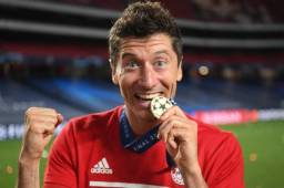 Lewandowski conquistó su primera Copa de Europa tras derrotar al PSG el pasado domingo.