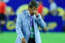 Honduras mostró una muy mala imagen en la Copa Oro, pero Pinto sorprendió al decir que se va satisfecho. Foto Ronal Aceituno