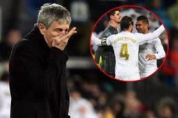 Setién perdió su primer Clásico Española; el Barcelona fue borrado por el Real Madrid en la parte complementaria.