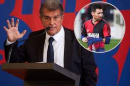 'Messi le dará una oportunidad al Barça', dice Laporta.