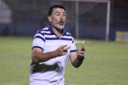 El técnico uruguayo expresó su satisfacción por la valiosa victoria sobre Motagua en la jornada 15 del Apertura 2019. Foto: Samuel Zelaya.