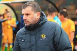 Ange Postecoglou dice que para pensar en sellar la clasificación en casa, primero deben sortear el juego de ida en el estadio Olímpico. Foto Daily Telegraph