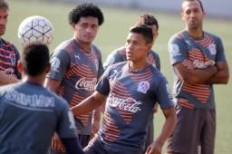 Nerlin Mebreño dice que Bryan Moya está en lista para el juego ante Juticalpa y que no ha tenido tanta participación por la competencia en el equipo. Fotos Juan Salgado