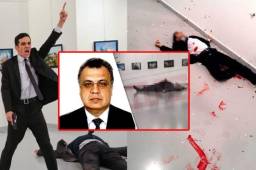 El embajador ruso en Turquía, Andréi Kárlov, fue asesinado este lunes en Ankara por un pistolero que clamó venganza por Alepo al dispararle