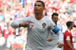 Cristiano Ronaldo suma cuatro goles en el Mundial de Rusia 2018. Foto AFP