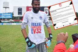 El portero isleño, Edrick Menjívar, fue el mejor del Olimpia en la final y esta noche será baja al dar positivo al Coronavirus. El otro fue Javier Portillo.