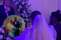 Mundialista hondureño se casó en la recta final del 2024 con una bella periodista de Honduras.