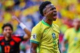Vinicius salva a Brasil que rescató la victoria ante Colombia en el último minuto de las eliminatorias sudamericanas