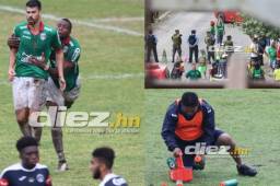 El Motagua llegó a San Pedro Sula y se llevó un triunfo al derrotar al Marathón en una cancha húmeda del estadio Yankel Rosenthal.