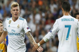 Toni Kroos fue compañero de Cristiano Ronaldo cuatro años en el Real Madrid.