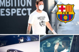 Los futbolistas del FC Barcelona regresaron a la Ciudad Deportiva para un tests del coronavirus. Varios de ellos con los autos sucios y otros con nuevos 'looks'.