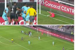 ¡Cabezazo mortal! Kendall Waston doblega a Jonathan Rougier y Saprissa está venciendo a Motagua