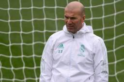 Zidane explicó a los medios por qué Real Madrid no ha fichado en este mercado de invierno. Foto AFP