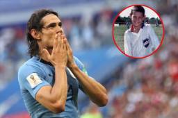 Edinson Cavani lleva un gol en el Mundial de Rusia 2018.