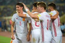 España derrotó a Francia en los octavos y se mete a los cuartos de final de la Copa del Mundo Sub-17. FOTO: FIFA.COM