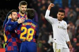 Barcelona y Real Madrid han sumado 43 puntos y luchan por LaLiga.