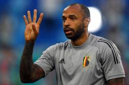 Thierry Henry es ahora el asistente técnico de la Selección de Bélgica que dirige Bob Martínez.