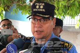 El comisionado Martínez fue el encargado de dar declaraciones este domingo en Tegucigalpa.