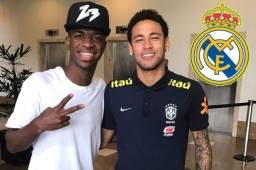 Vinicíus Jr espera que Neymar termine fichando para el Real Madrid.