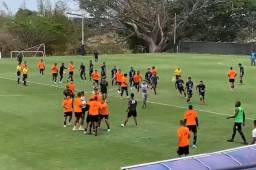 Tremenda batalla campal se armó en partido amistoso entre Puntarenas vs Cartaginés en Costa Rica