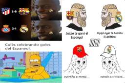 Te presentamos los mejores memes de la derrota del Real Madrid contra el Espanyol. El equipo merengue perdió el invicto y las burlas no se olvidan del Barcelona.