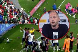 Gregg Berhalter dijo que fue bochornoso el comportamiento de los hinchas mexicanos durante la final de la Liga de Naciones.