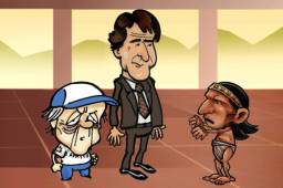 Chelato da instruciones a Kempes y Portillo hace insólita petición.