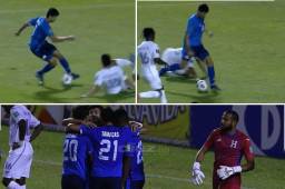 Nelson Bonilla deja tendido a Denil Maldonado y le anota un golazo a Honduras en el estadio Olímpico